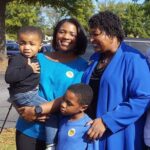 Stacey Abrams Instagram - This is my youngest sister, Dr. Jeanine Abrams McLean. Among her many spectacular roles, including being a biologist and serving as president of a nonprofit organization, Jeanine is the wonderful mother to two of my nephews. Living close by, I now have a deep understanding of Roblox, Beyblades and Minecraft. Jeanine also has a story that far too many women in Georgia understand and share. Right before Thanksgiving 2014, I received a late night call from Jeanine. Her voice was strained as she asked if I could come over immediately because she needed to go to the hospital with her husband, and my nephew was fast asleep. The day before that call, Jeanine had visited her doctor for her 10-week pregnancy check up, but the doctor could not detect a heartbeat. Still, she was told she didn’t have to worry just yet. The next day, she began cramping — she thought she had a stomach bug. But by that night, it was clear something was terribly wrong. I rushed over and stayed with my nephew as Jeanine hurried to the hospital. That night, my youngest sister had a miscarriage. Yet, what followed this tragedy was a careless series of acts that exacerbated her trauma. Despite the medical records of her miscarriage, Jeanine received not one, but two calls in the span of a week, from the same nurse, who seemed oblivious to what she’d endured. What terrifies me is that in Brian Kemp’s Georgia, that second call could have been from a sheriff or an state investigator, someone who heard that my sister had an abortion. Because that’s what Kemp’s law allows. Miscarriage is medically termed a “spontaneous abortion.” Countless women like Jeanine have suffered from miscarriages — or as my mother has said, the loss of a promise. To have that loss compounded by the cruelty of Brian Kemp’s abortion ban is unconscionable. And the lack of humanity that keeps him silent is appalling. I want my sister and women across Georgia to know that I will be a governor who protects them, cares for them and more importantly, I will fight for them. I will repeal the six-week abortion ban and I will defend a woman’s right to medical care and privacy. As governor, I will always protect our rights.