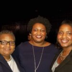 Stacey Abrams Instagram - This is my youngest sister, Dr. Jeanine Abrams McLean. Among her many spectacular roles, including being a biologist and serving as president of a nonprofit organization, Jeanine is the wonderful mother to two of my nephews. Living close by, I now have a deep understanding of Roblox, Beyblades and Minecraft. Jeanine also has a story that far too many women in Georgia understand and share. Right before Thanksgiving 2014, I received a late night call from Jeanine. Her voice was strained as she asked if I could come over immediately because she needed to go to the hospital with her husband, and my nephew was fast asleep. The day before that call, Jeanine had visited her doctor for her 10-week pregnancy check up, but the doctor could not detect a heartbeat. Still, she was told she didn’t have to worry just yet. The next day, she began cramping — she thought she had a stomach bug. But by that night, it was clear something was terribly wrong. I rushed over and stayed with my nephew as Jeanine hurried to the hospital. That night, my youngest sister had a miscarriage. Yet, what followed this tragedy was a careless series of acts that exacerbated her trauma. Despite the medical records of her miscarriage, Jeanine received not one, but two calls in the span of a week, from the same nurse, who seemed oblivious to what she’d endured. What terrifies me is that in Brian Kemp’s Georgia, that second call could have been from a sheriff or an state investigator, someone who heard that my sister had an abortion. Because that’s what Kemp’s law allows. Miscarriage is medically termed a “spontaneous abortion.” Countless women like Jeanine have suffered from miscarriages — or as my mother has said, the loss of a promise. To have that loss compounded by the cruelty of Brian Kemp’s abortion ban is unconscionable. And the lack of humanity that keeps him silent is appalling. I want my sister and women across Georgia to know that I will be a governor who protects them, cares for them and more importantly, I will fight for them. I will repeal the six-week abortion ban and I will defend a woman’s right to medical care and privacy. As governor, I will always protect our rights.