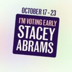Stacey Abrams Instagram - Georgia — we are only a few weeks away from a historic date that will change the future of our state. And no, we’re not talking about November 8. We’re talking about October 17. That’s right. Early voting begins on October 17. And this year, we want YOU to commit to vote early starting the first week of early vote. Here’s why: 1️⃣ Our opponent is the chief architect of modern day voter suppression. His agenda to decrease access to voting has been well documented. He did it throughout his tenure as Secretary of State, and most blazingly during the 2018 election and again with SB 202, which enables racially motivated mass voter challenges in GA. 2️⃣ Early voting is flexible and secure: You are eligible to vote early at any of your county’s early vote locations. And you can verify that your vote is counted! 3️⃣ You can even vote on the weekends. Saturday early voting is available in all counties. Sunday, some counties. 4️⃣ We know there will be a historic turnout this election in Georgia. Vote early to make sure you don’t face any complications on Election Day. 5️⃣ Vote early to protect our right to choose, to fight for common sense gun safety laws, to keep our children safe, and to build #OneGeorgia where everyone can thrive, not just survive. 📲 Commit to vote early: staceyabrams.com/vote Questions about voting? Call or text the Voter Protection Hotline: 888-730-5816