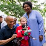 Stacey Abrams Instagram - I had a lovely morning spending time with my friend, Senator @corybooker. Thanks for coming to visit and bringing your selfie-taking skill with you to Georgia.