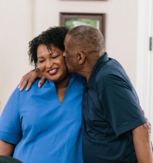 Stacey Abrams Instagram - My dad, the incredible Rev. Robert Abrams, is the first feminist I ever knew. He raised his four daughters and two sons to believe in our capacity to do anything – to be anything – we wanted. Gender, like race, were never going to be permanent obstacles for us. The world, he warned us, would not always see us or believe in us, but he did. Even as he labored as a shipyard worker, he imagined great futures for his children, never doubting they’d come to pass.
 
Dad grew up in Mississippi, in the segregated South, with undiagnosed dyslexia. Unable to read at grade level, he memorized his way through school, determined to learn and defy the odds. Despite being dismissed by his teachers and mocked by his peers, my dad not only finished high school; he became the first man in his family to go to college. Later, at the age of 40, he and my mother entered the Candler School of Theology at Emory University, where they earned their Masters of Divinity.
 
My dad is committed to uplifting those around him. Over the years, I have watched him practice what he preaches. Service to hundreds of homeless men and women in the soup kitchen at St. Mark United Methodist Church in Midtown. Mentorship for troubled young men and standing up to the powerful despite the odds. Whether through his dedication to the prison ministry or his protests to guarantee a living wage for hourly workers, my father believes in doing right by others. Every day.
 
A Black man raised me to dream and plan and do - whether that was starting my first business or running for governor. Because of him, I am. And I’ll never do less than he expects.