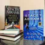 Stacey Abrams Instagram - If you haven’t met Avery Keene, now’s your chance! Enter to win WHILE JUSTICE SLEEPS and an advanced reader’s copy of Book 2 in the Avery Keene series, ROGUE JUSTICE. Follow @doubledaybooks and @staceyabrams, like this post, and tag your friend who loves political thrillers in the comments to enter. (NOPURCHASE NECESSARY. US residents, 18+ only. Ends 5/7/23. See official rules: https://bit.ly/3VcDTrm)