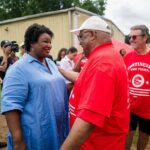 Stacey Abrams Instagram - I visited a Dorothy Bolden mural in Atlanta this morning to pay tribute to her legacy of transforming the lives of domestic workers across Georgia and across America. I also joined the Atlanta-North Georgia regional labor council at their picnic to thank them for ensuring that Georgians who want the opportunity to thrive will find them. While we celebrate #LaborDay and enjoy a day off today, I know that the fight for working families continues today and everyday. As the daughter of a shipyard worker and a librarian, I know the struggles facing working families, and the joy that comes with success even when the odds are against them. I'm grateful for every worker, union member and hardworking Georgian who has helped to build the economy we have today. We must seize this moment to support every worker across our state and ensure that no Georgia family is left behind. Atlanta, Georgia