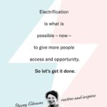 Stacey Abrams Instagram - I’m joining @rewiringamerica because it has a vision to connect communities across our nation and show how we can choose clean energy without sacrificing our livelihoods or our wallets. #RewiringAmerica