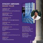 Stacey Abrams Instagram - This May, Avery Keene returns to face murder, mystery and a dangerous new enemy. Join me in your area to talk about my newest book, Rogue Justice. https://www.penguinrandomhouse.com/books/697034/rogue-justice-by-stacey-abrams/