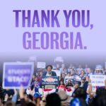Stacey Abrams Instagram - Georgia, thank you. I got into this race for one reason and one reason only: to fight. And not just any fight. A fight to save Georgia. A fight on behalf of our children and generations to come. A fight on behalf of our people. A fight for basic human rights that we take for granted and a fight for the values that we hold dear. I know that throughout this campaign, Georgians’ stories were told and lives were changed because of what we did together. This isn't about politics or even policies. It has always been about people because they are the heart of our campaign. Over the last year, in big cities and small towns, in living rooms and classrooms across the state, I have met thousands of people face to face. From the college students I talked to in a coffee shop in Milledgeville to the oldest resident who came out to our rally in Baconton, they wake up every morning wanting more for themselves and their families. What gives me hope is that across this great state, countless Georgians were ready to come off the sidelines and fight for the Georgia of our greatest imagination. And that matters. So to every volunteer, every organizer, every door knocker, every phone banker, every texter, every prayer warrior, every donor, every dreamer and believer, every person who lifted your hands and lifted your voices. I thank you from the bottom of my heart. To the people of Georgia, thank you for believing in me and for fighting for change with me. Righteous fights never end. Let's keep getting it done.