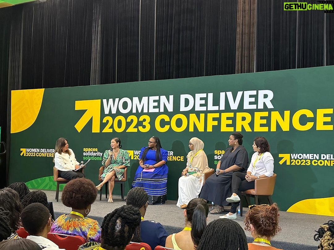 Stacey Abrams Instagram - Last week, I had the privilege of attending the Women Deliver 2023 Conference in Kigali, Rwanda. Women from every part of the world convened to share their stories, offer insights and ideas and reignite their power to shape the future. From girls in Cameroon and Nepal, women in Uganda and Malaysia and change agents in Kenya, Holland and Mexico, the urgency is clear. But so too are the solutions. My gratitude to @women_deliver and my host, @ndidemocracy, for convening conversations that become actions. I had the chance to go into Kigali and meet with entrepreneurs who are selling woven bags and artisan bricks. To admire young Rwandans and refugees from the DRC and Burundi who have found their passion in dance. Every moment is a reminder the work of democracy is fundamentally about shared power: how we shape, control and expand our worlds. The power is ours. #WD2023 #GenderEquality #WomenInLeadership