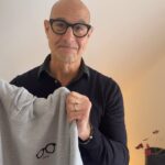 Stanley Tucci Instagram - Together we raised a huge £60,000 for @warchilduk so we’ve decided to extend our War Child X Stanley Tucci collection to some nifty hoodies and beanies. Hoodies come in black, grey, pink and white. Beanies come in black. The money we raise together really does make a difference. Link in my bio to buy yours!