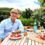 Stanley Tucci Instagram – Summer like an Italian… Dine outside, cook with seasonal ingredients, and enjoy a glass of S.Pellegrino (and wine) at lunch. ⠀
⠀
@sanpellegrino_us and I are giving you a chance to embrace the Italian way of life this summer. For official rules and to enter, visit the link in today’s stories. 
⠀
#sanpellegrinopartner #sanpellegrino #sanpellegrinosummer