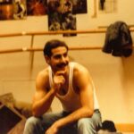 Stanley Tucci Instagram - This was just sent to me from a friend. C’est moi at university about 42 years ago. Ah, youth. Ah, hair.