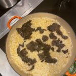 Stanley Tucci Instagram - Tonight: black truffle risotto. So simple. So delicious.