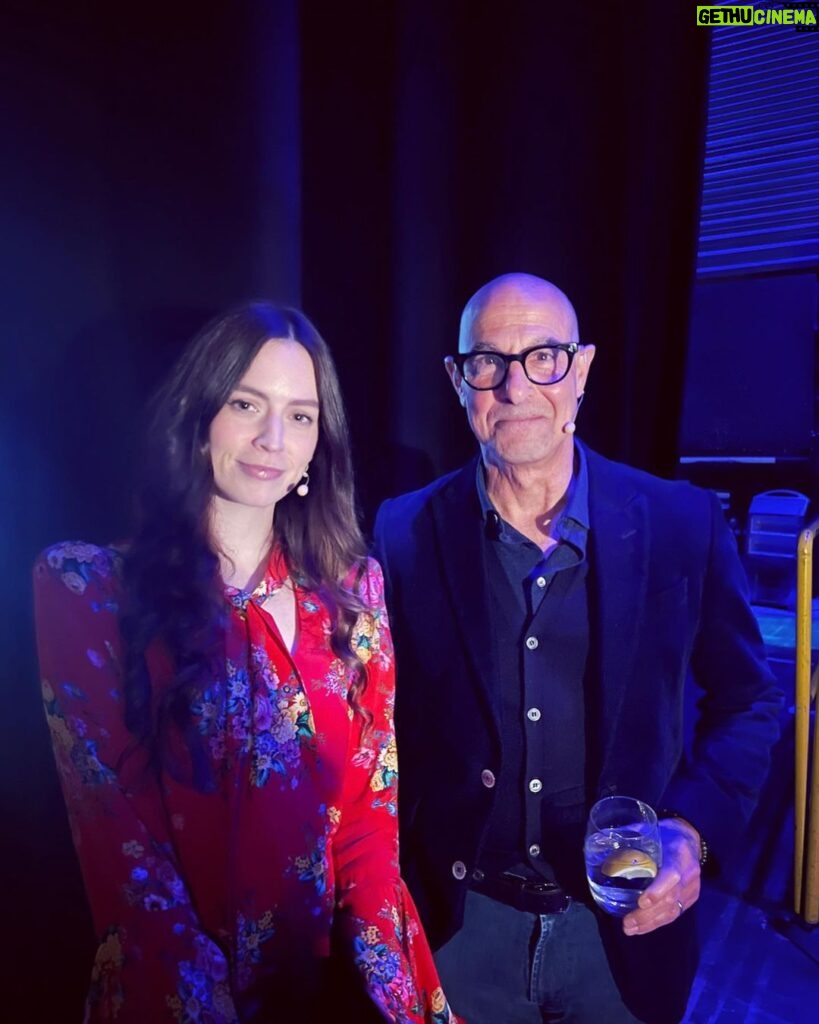 Stanley Tucci Instagram - Thank you so much to both @elizabday and @gemmastyles for being such wonderful hosts over the last couple of nights. You were both fantastic and I feel honoured that you both said yes to joining me. ⠀ ⠀ Also huge thank you to all at @faneproductions . You are all wonderful. ⠀ ⠀ If you missed tonight’s show then you can still buy a ticket for the live stream and watch anywhere in the world. Link is in my bio and if you are in a position to donate to @warchilduk then we would also be hugely grateful.