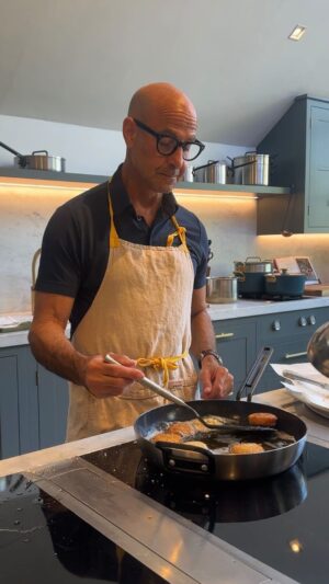 Stanley Tucci Instagram - Risotto cakes