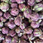 Stanley Tucci Instagram - Got some beautiful baby purple artichokes from @sipsbites - going to attempt @therivercafelondon ‘s recipe tonight. Small hands make light work. London, United Kingdom