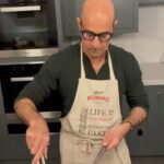 Stanley Tucci Instagram - Happy as a clam. ⠀ ⠀ ⠀ ⠀ • 1 pound spaghetti ⠀ • 1 pound of clams (smaller the better)⠀ • handful of chopped parsley⠀ • 2 cloves of garlic roughly chopped ⠀ ⠀ **serves 4 OR me and my wife⠀ ⠀ - Put your clams in a bowl of very salty water for 20 minutes to purge them of any dirt. Discard any that are open before cooking. ⠀ ⠀ - Put the pasta on to boil in salted water ⠀ ⠀ - Place a large frying pan on a medium to high heat add a glug of extra virgin Olive oil. throw in your garlic and cook for one minute until soft (move garlic around the pan to prevent it from burning)⠀ ⠀ - Add your clams to the frying pan and turn heat to high. Cook until all or nearly all are open. ⠀ ⠀ - Add your parsley ⠀ ⠀ - Drain pasta reserving one cup of pasta water ⠀ ⠀ - Add cooked pasta to the frying pan with half of the reserved pasta water and toss. (Add more water if it looks too dry)⠀ ⠀ - Add salt and a splash of extra virgin olive oil to taste. London