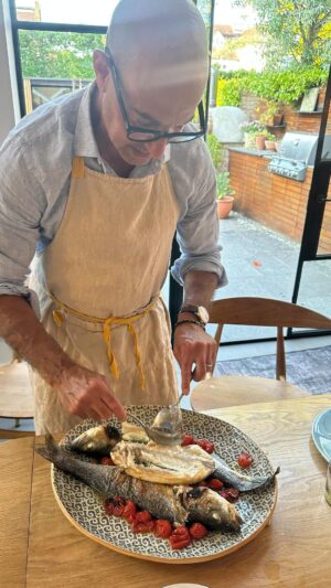 Stanley Tucci Instagram - Branzino. 🐟🍅