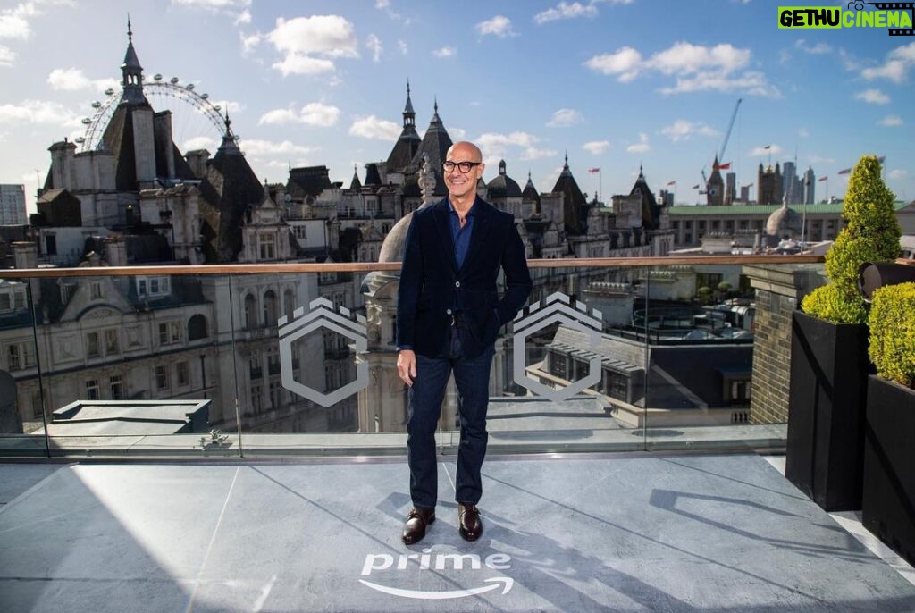 Stanley Tucci Instagram - London’s Calling 🇬🇧 Styling by @cheryl_konteh Grooming by @isabeltbeauty @citadelonprime London, United Kingdom