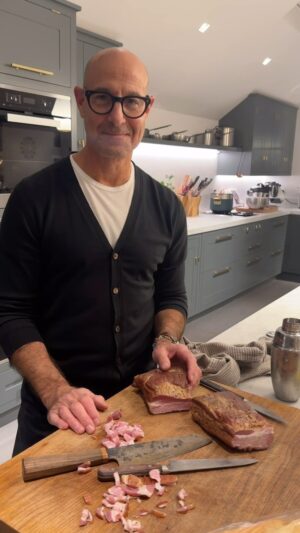 Stanley Tucci Instagram - Slovakian Bacon 🥓