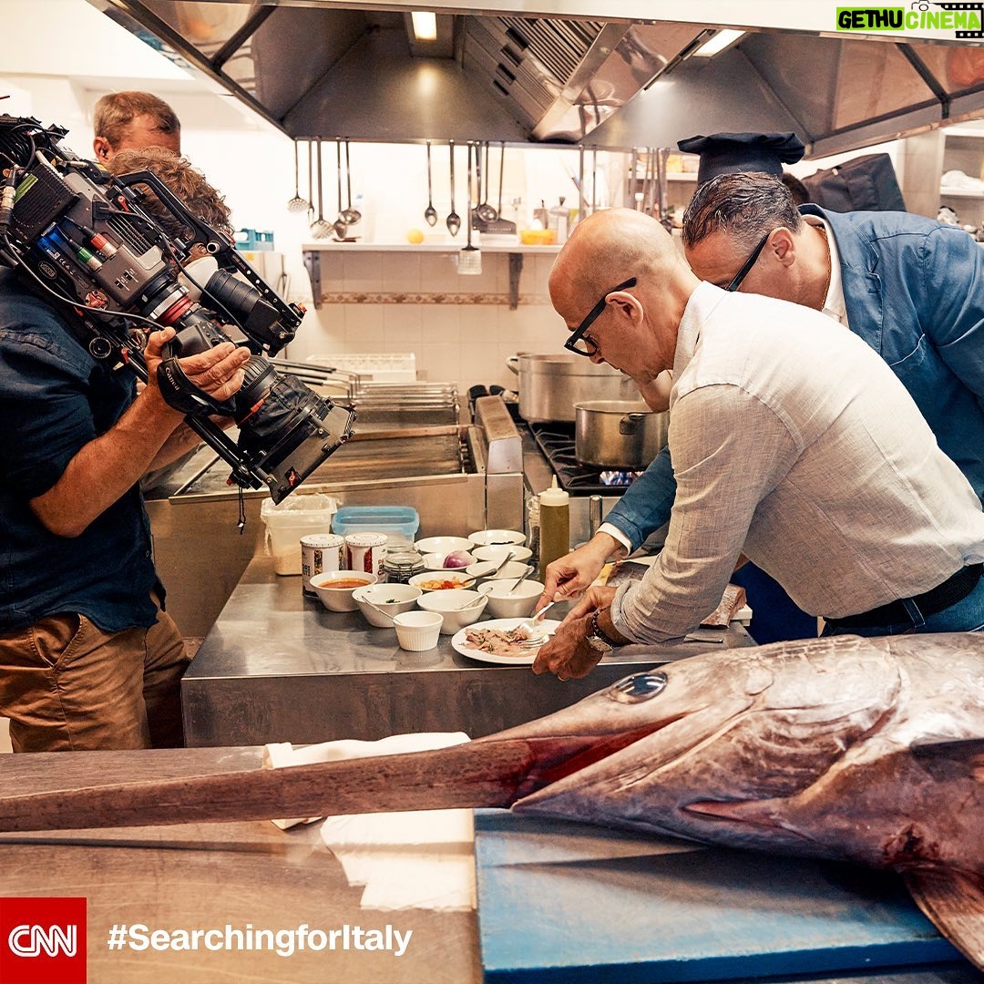 Stanley Tucci Instagram - The wild and rugged region of Calabria is known for its 500 miles of incredible coastline, sweet red onions and southern hospitality. It’s also Stanley Tucci’s ancestral homeland. Join Stanley, and his parents, for a trip to Calabria, this Sunday at 9p ET/PT on @CNN #SearchingforItaly