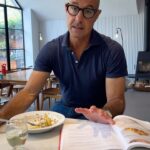 Stanley Tucci Instagram - after work lunch. London, United Kingdom