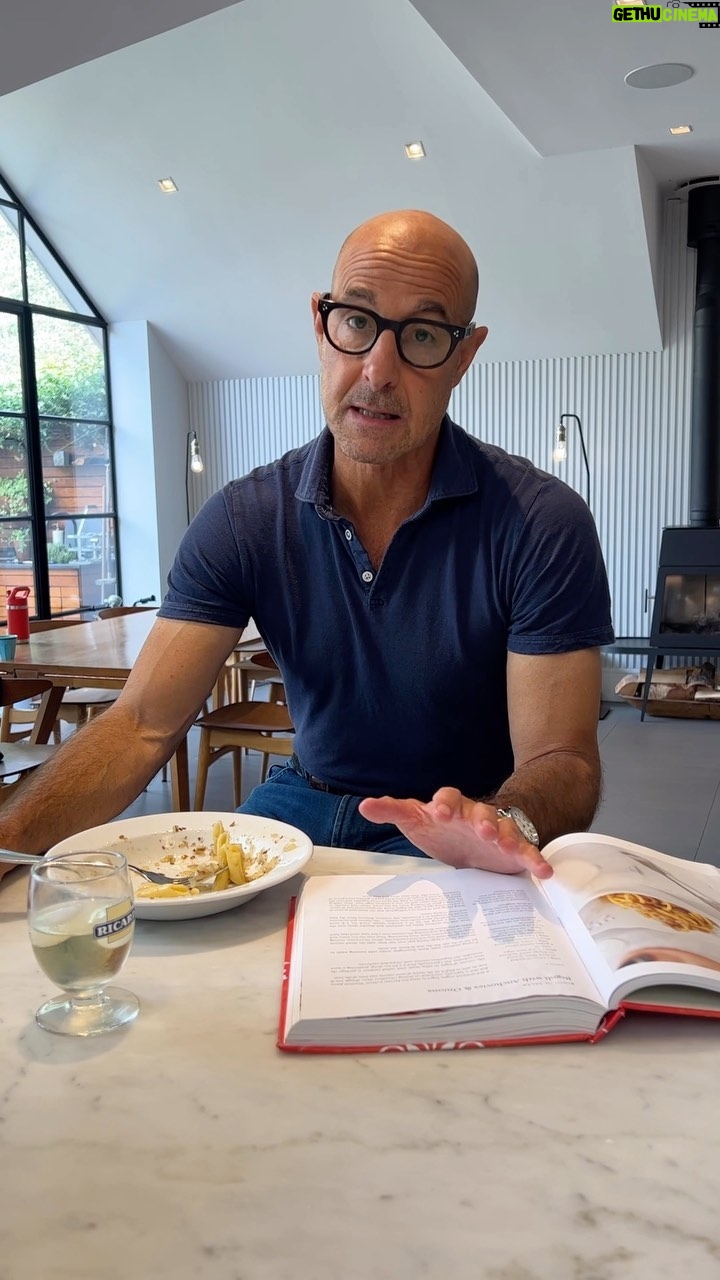 Stanley Tucci Instagram - after work lunch. London, United Kingdom