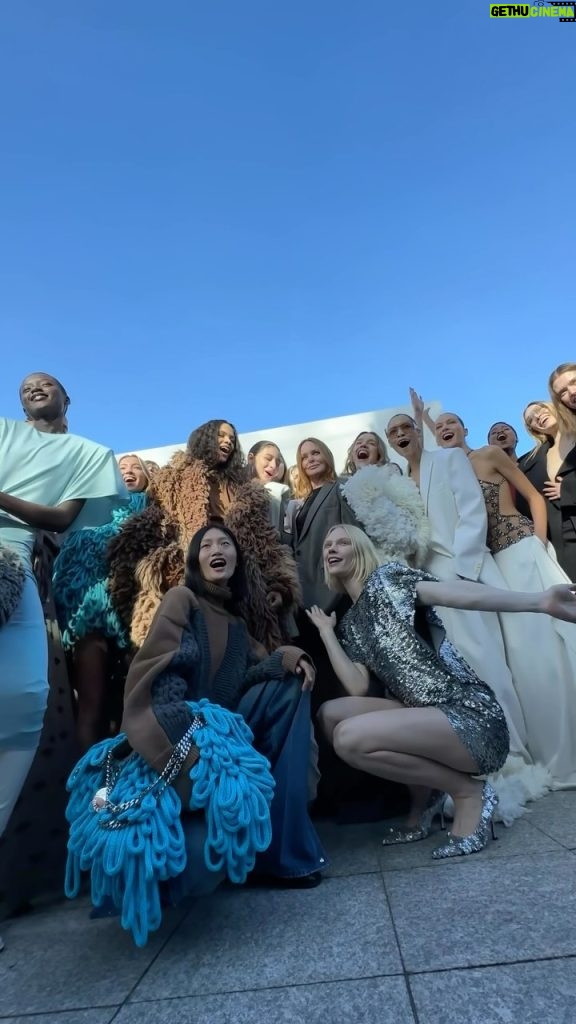 Stella McCartney Instagram - A MESSAGE FROM MOTHER EARTH: I feel so proud to be surrounded by such powerful Stella girls and boys, some new and some dear lifelong friends… x Stella  #StellaMcCartney #StellaWinter24 #MotherEarth #PFW #PFW24 Paris, France