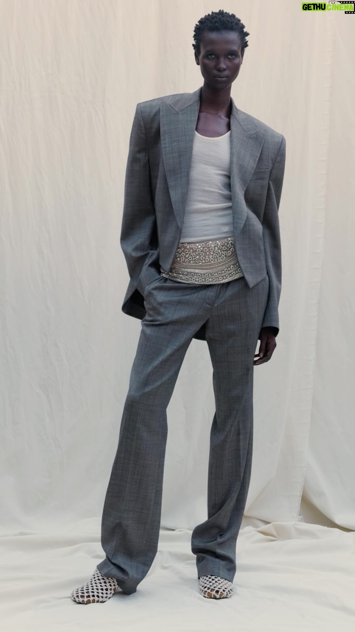 Stella McCartney Instagram - STELLA SUMMER: A sustainable sparkle. Lead-free crystal embroidered florals glimmer on cummerbunds, bringing a feminine twist to a men’s formal classic. Lead is a toxic material that is dangerous to workers and local environments, leaching into waterways – affecting wildlife and communities. Our crystals never use any. Discover the #StellaSummer24 collection at stellamccartney.com. #StellaMcCartney
