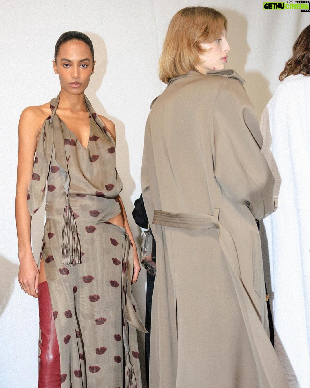 Stella McCartney Instagram - A MESSAGE FROM MOTHER EARTH: Soft natural tones, sculptural silhouettes and sensual reveals define the collection. This season, 90% of ready-to-wear is crafted from responsible materials. As always, the collection is free from leather, feathers, fur and exotic skins. Shop an exclusive edit of #StellaWinter24 pieces now in-store and at stellamccartney.com #StellaMcCartney #PFW24 #MotherEarth