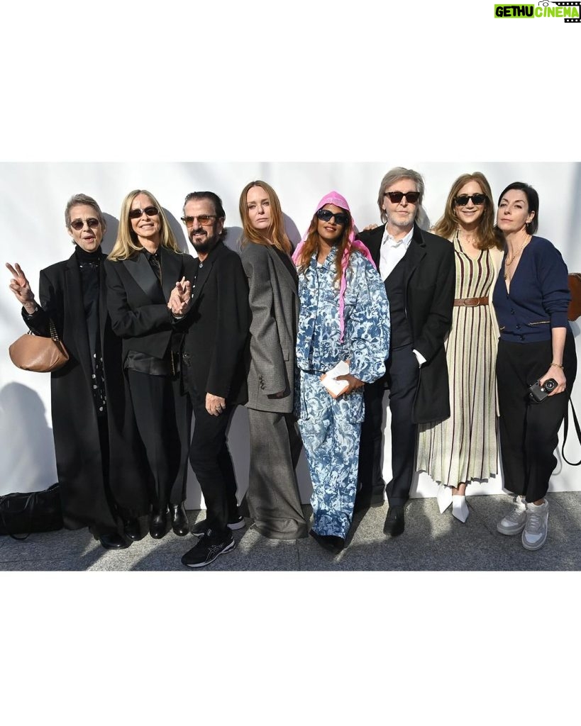 Stella McCartney Instagram - A MESSAGE FROM MOTHER EARTH: Dads, uncles and a sisterhood of Stella women together for Mother Earth… x Stella   Shop an exclusive edit of #StellaWinter24 pieces now in-store and at stellamccartney.com   #StellaMcCartney #PFW #PFW24 #MotherEarth