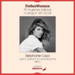 Stephanie Cayo Instagram - Gracias @forbeswomen_es por este reconocimiento tan bonito en España junto a estas mujeres latinoamericanas💥🩷 Mención súper especial a @chabela_garcia_