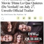Stephanie Cayo Instagram - Ya los van a conocer… Save the date: JULIO 27 💥🍒🤍ViX de TelevisaUnivision ha lanzado el tráiler oficial de la comedia romántica “Dime lo que Quieres (De Verdad)”, que se estrenará el 27 de julio en el streamer. “Dime lo que Quieres” encabeza a Manolo Cardona (“¿Quién mató a Sara?”), Stephanie Cayo de “Club of Crows”, Angie Cepeda (“Encanto”) y Tony Dalton de “Better Call Saul”. El actor y director peruano Bruno Ascenzo (“Hasta que nos volvamos a encontrar”, “A los 40”) dirige la película ViX Original, una producción de la compañía colombiana 11:11 Films & TV. Los hermanos Juancho y Manolo Cardona, Stephanie Cayo, Guido Rud de FilmSharks y Juan Vera de Patagonik Film Group, Juan Pablo Galli y Christian Faillace son productores ejecutivos. Thank you very much @variety ! 🤍 @vix @vixoriginals @1111films @brunoascenzo @manolocardona @juanchocardonam @daltonyco @angiecepeda @filmsharks @diegotorresmusica @sofffiaaa1