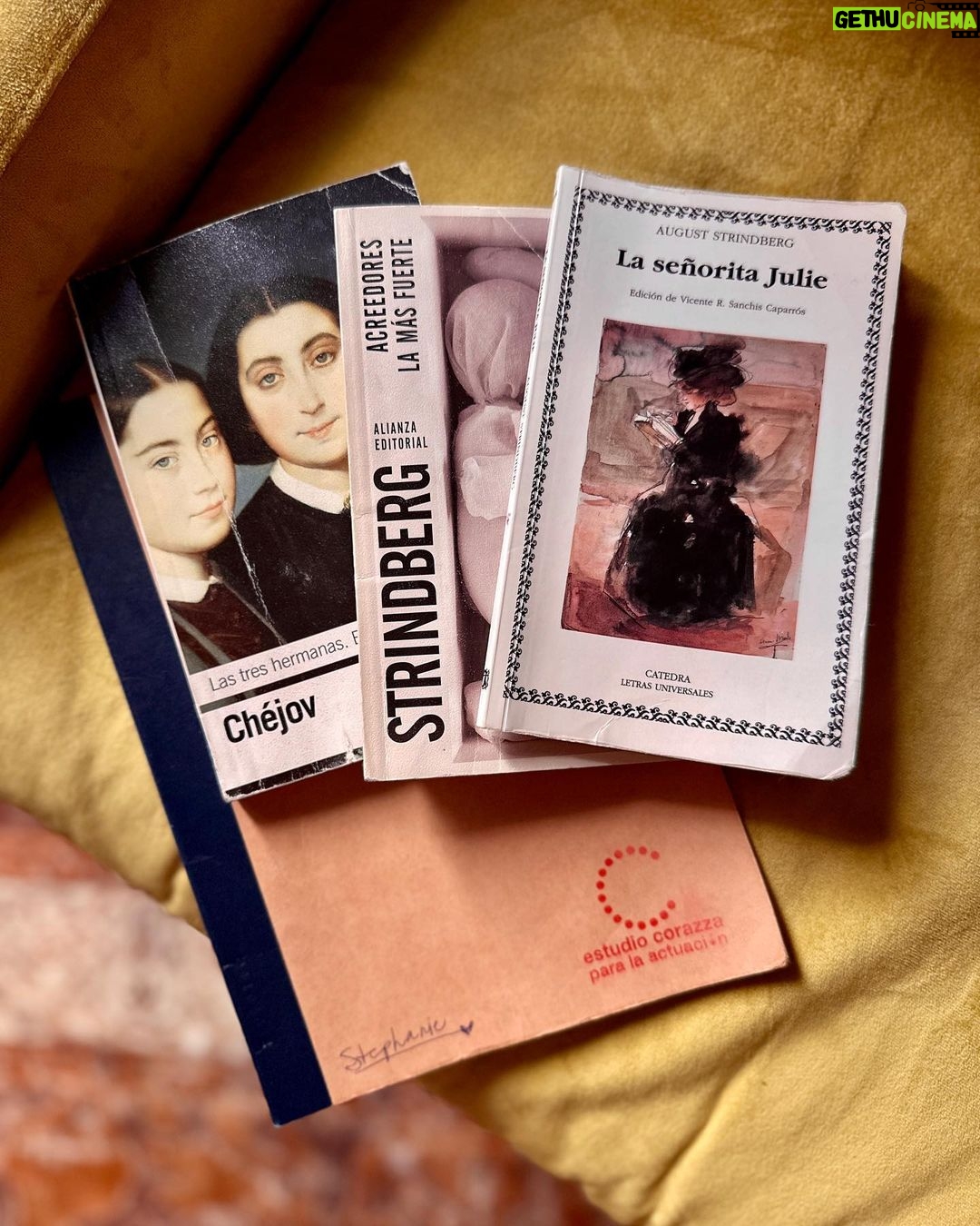 Stephanie Cayo Instagram - Dosificar Entregar Amar Sostener sin presionar No hacer de más Y tener claro lo que quieres y necesitas. Actuar es casi como amar. Amar bien. Siento asombro y nostalgia al mismo tiempo. Más que nunca. Felicidad y tristeza Parece que fuera lo mismo pero nunca, jamás un momento se repite dos veces, ningún momento, grande o pequeño, en la vida, se repite dos veces igual. Entonces tenemos primeras veces todo el tiempo! Estoy encantada Gracias compañeros, se siente (como dice @andyzuno )que hemos atravesado una guerra, momentos juntos inolvidables. Gracias por este regalo al alma 🌬️ @estudiocorazza Nunca soy la misma al final. 🤍 Madrid, Spain