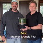 Stephen Amell Instagram - My nephew, Stephen Amell, and our families got together back in the summer in British Columbia. Stephen has been a big supporter of ecoMVMNT and invited me to share the benefits of the award-winning Briiv Air Purifier with his friends and followers. Thank you, Stephen. #airfilter #sustainable #airpurifier #plasticfree #cleanair #design #interiordesign #home #homedecor #petowner #familylife #healthyhome #wellbeing #sleep #stephenamell