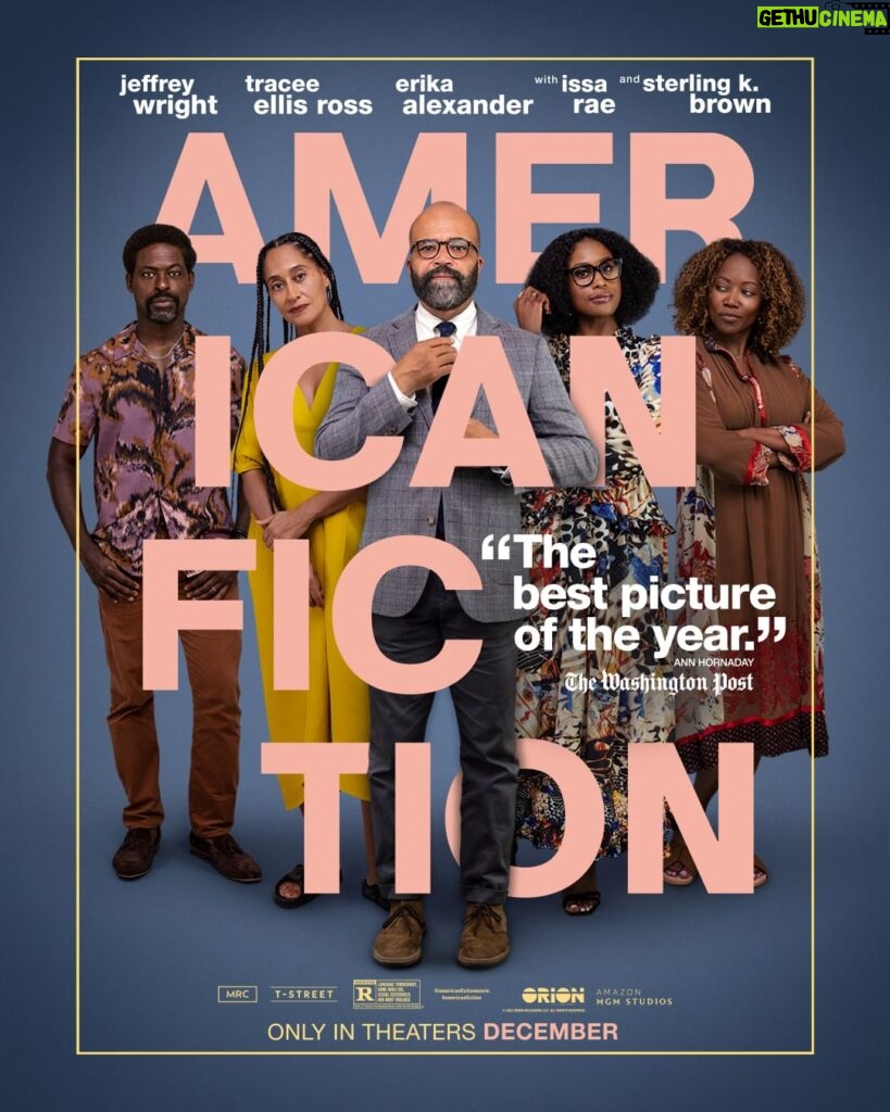 Sterling K. Brown Instagram - Don't miss the new trailer for what critics are calling “the Best Picture of the Year!” #AmericanFiction Now playing in select theaters! Additional cities opening this Friday!!
