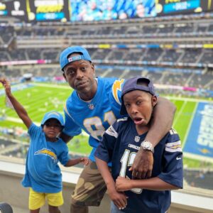 Sterling K. Brown Instagram - For a long time I’ve been a man without a team. I am proud to report that is no longer the case. Me and my kids get to root for their home town team…& I couldn’t be happier! LETS GO CHARGERS!!!!! #BoltUp