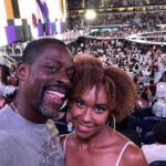 Sterling K. Brown Instagram - Did we miss the opening act…? Yes! But did we make it? Hell yeah?! Is we outchea?! You best believe it! Is we ‘bout to get turnt?! #NoDoubt AboutIt!!! #BeyTime