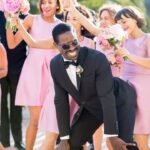 Sterling K. Brown Instagram – That time I backed it up on @rashidajones at my buddy’s wedding…good times! #InPreparationforBeyonce #Idonthaveanysilver