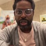 Sterling K. Brown Instagram - #HonkforJesus out September 2 in theaters and on #Peacock Nice convo with my girl @morereginahall Thanks for your support! ✌🏿