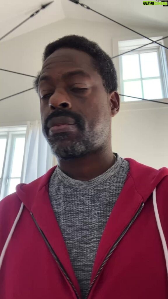 Sterling K. Brown Instagram - Getting over Covid! Blessed to be Vaxed and Boosted! Checking in with some fans! #TGIF
