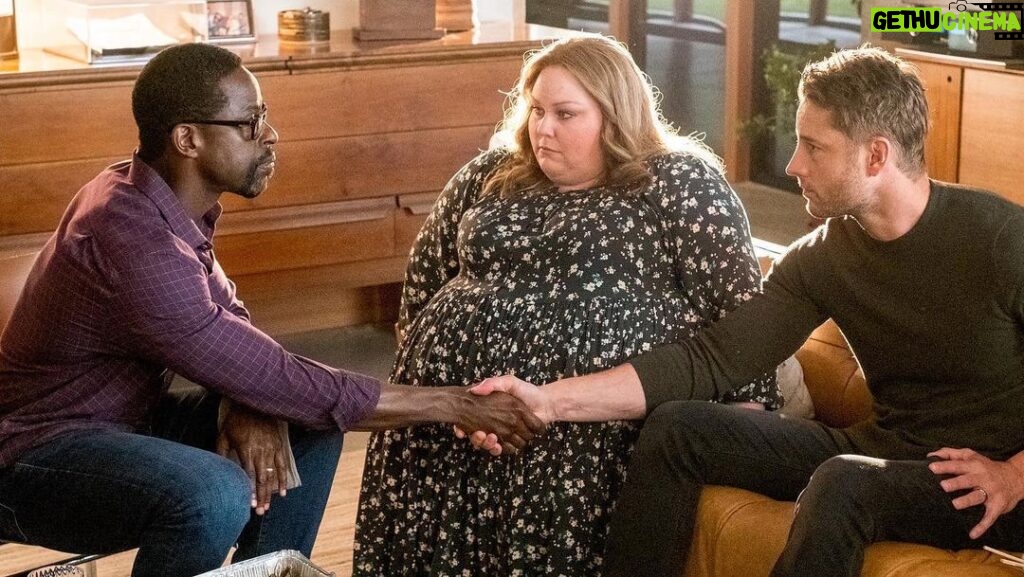 Sterling K. Brown Instagram - A done deal between brothers.🤝 What are we shaking on? Wrong answers only! #ThisIsUs
