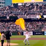 Steve-O Instagram - My first time throwing the first pitch at an @mlb game— I’m pretty sure it’s never been done like this, too! Thanks so much, @padres!!!
