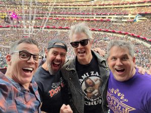 Steve-O Instagram - Holy Shit are there a lot of people here!!! #Wrestlemania @chrispontius @johnnyknoxville @gorillaflicks