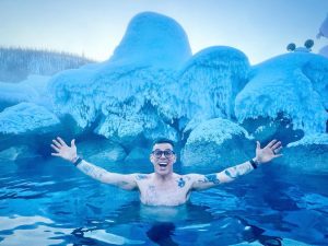 Steve-O Instagram - Alaska dump… What a weekend this was! The most incredible hot springs I’ve ever experienced, my shows were huge and, of all the adoptable shelter dogs I’ve brought on stage throughout this tour, the one in Fairbanks last night (Humphrey) was by far the hardest for me to leave behind. Whoever is lucky enough to adopt Humphrey is so stoked!!!
