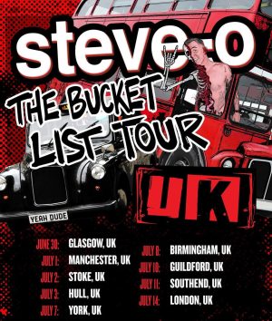 Steve-O Instagram - The top photo is me being born in London, England, and the bottom photo is me officially announcing my return to the UK! Swipe for my tour dates, and hit the link in my bio to have access to presale tickets before everyone else when they go live Wednesday, April 26th at 9am! Yeah dude!!!