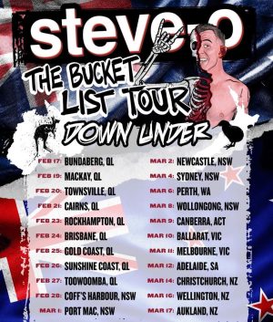 Steve-O Instagram - Guess who’s coming with me on tour and opening my shows from January 20-29 (Tacoma, WA through Santa Rosa, CA)? It’s @bam__margera (link for tickets in bio) and we’ve got a brand new Bam episode of @wildride live on YouTube right now!