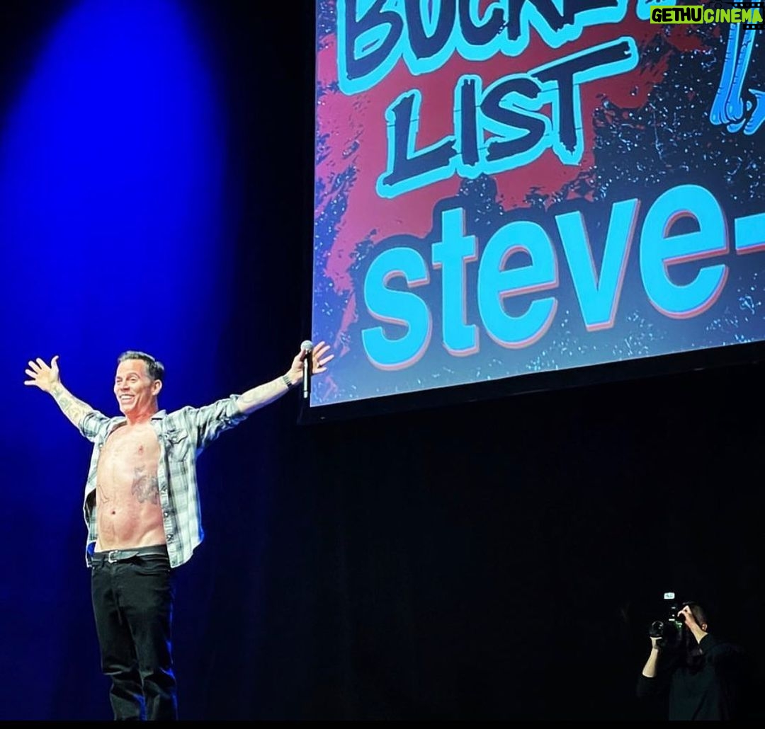 Steve-O Instagram - In 2022: the love of my life stuck with me through some gnarly ass shit, @jackass was number one at the box office (and on @netflix), my tour exploded, I bought a tour bus, published my second book, and fell in love with skateboarding all over again. Epic year, now 2023; let’s fuckin go!