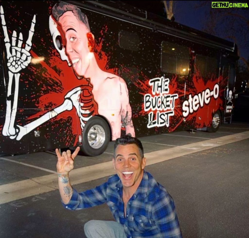 Steve-O Instagram - In 2022: the love of my life stuck with me through some gnarly ass shit, @jackass was number one at the box office (and on @netflix), my tour exploded, I bought a tour bus, published my second book, and fell in love with skateboarding all over again. Epic year, now 2023; let’s fuckin go!