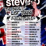 Steve-O Instagram – It’s been too long since I was in Australia and New Zealand, but I’m coming back! Swipe to see the dates, link in bio for tickets! (Photoshop by @mjr79 and tour art by @mikehillier_design)