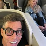 Steve-O Instagram - Flying to England with a super hot blonde behind me… it’s @luxalot! #BlondesHaveMoreFun