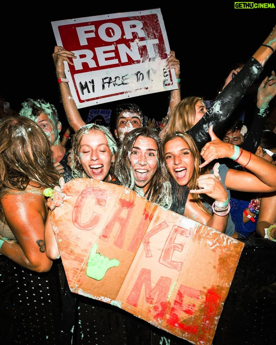 Steve Aoki Instagram - Sold out my Hawaii show! My brother @kevaoki holds it down out here for the Aoki fam so it’s become my second home for me. Mahalo!! 1. My club remix for Hungry Heart literally dropped yesterday. 2. Fam 3. Welcome to the @dimmak fam @wolfganggartner 4. Extra icing in Hawaii. These Hawaiian bakers didn’t hold back. 5. Yeaaaaaaahhhh @liljon voice 6. Everything U do makes me feel. #afroki 7. Group shot with my Hawaiian friends 8. Thank u @nostalgixmusic for rocking a set. U killed it! 9. Cake signs always get the priority 10. I ❤️ Hawaii Wet 'n' Wild Hawaii